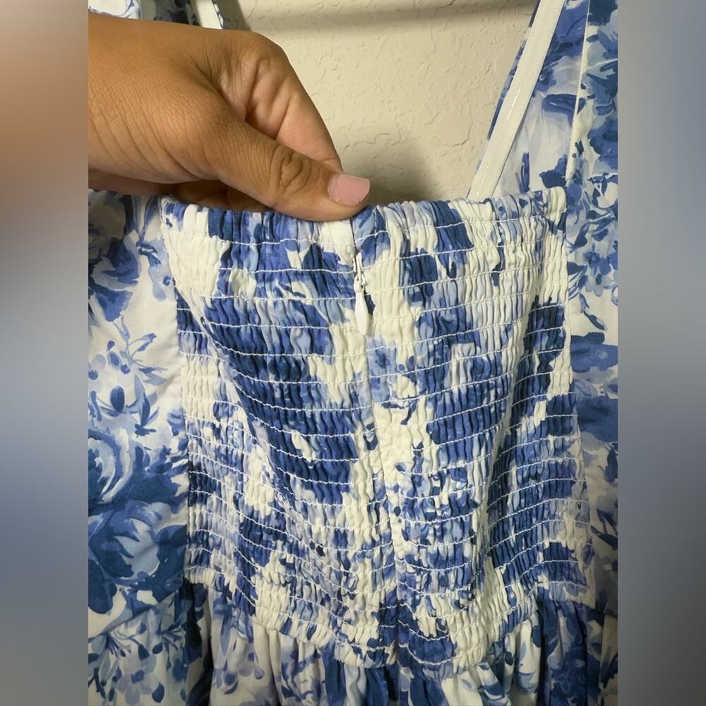 Abercrombie & Fitch Cinch Front Poplin Mini Dress Sz XL - Picture 6 of 8